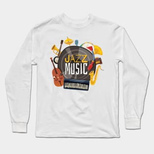 Jazz Music Long Sleeve T-Shirt